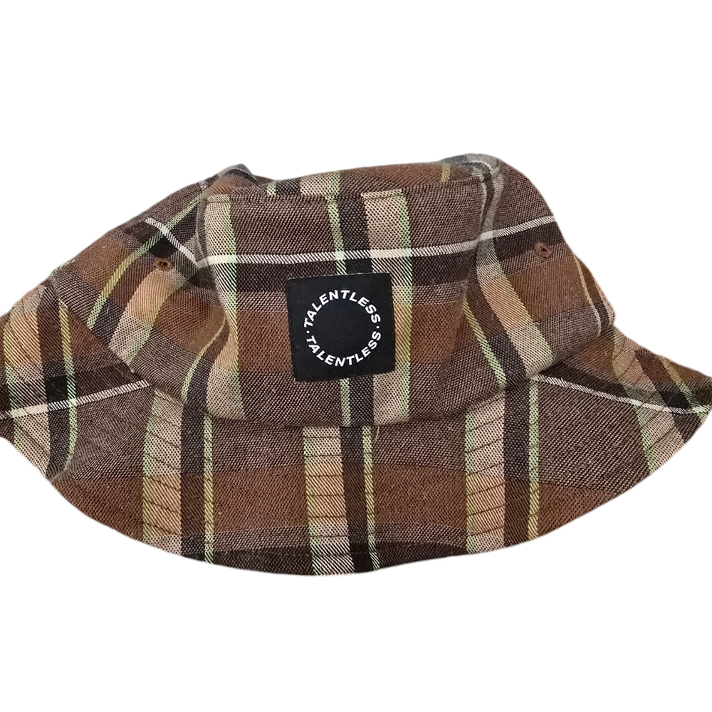 Talentless Plaid Bucket Hat NWOT